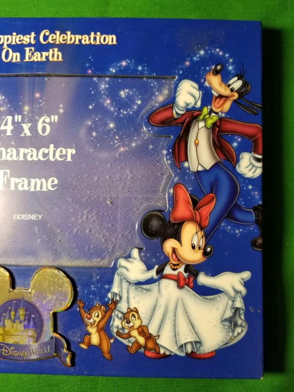 Vintage 2006 Walt Disney World Photo Frame 4x6 Character Frame Mickey & Friends